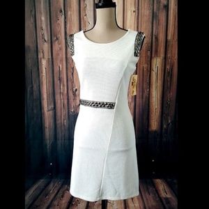 Tesoro Italian White Dress Sleeveless Medium